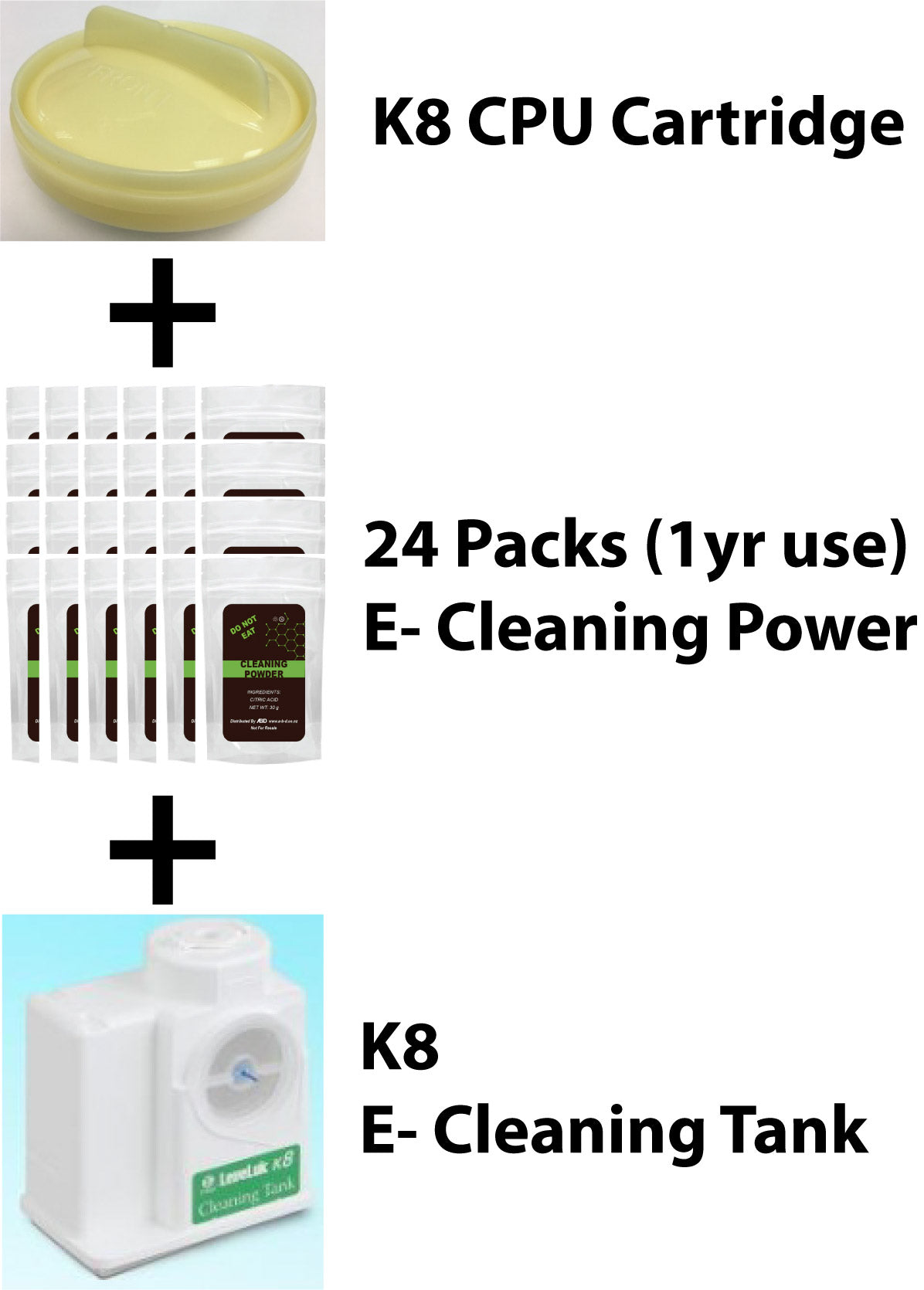 Enagic Kangen Water, K8 E-Cleaning Set